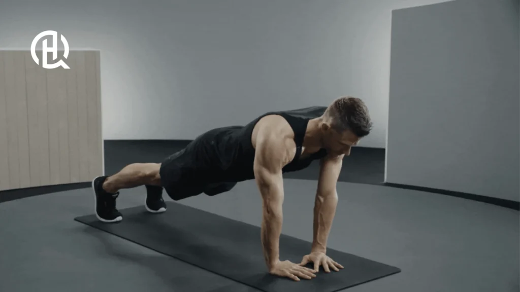 Man in black sando doing Push-ups